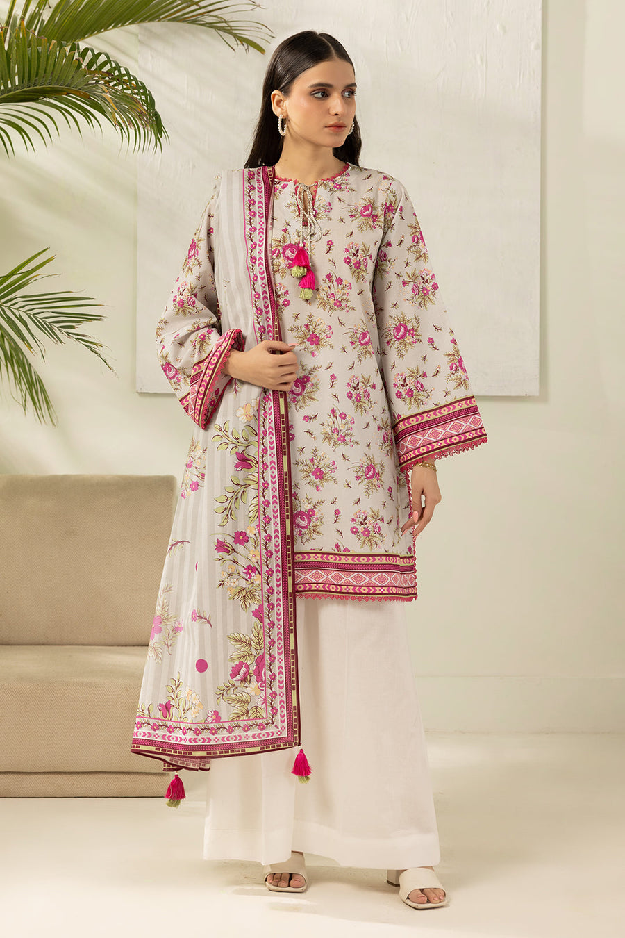 Zellbury Summer Printed Lawn Unstitched 3Pc Suit WUS26X30616