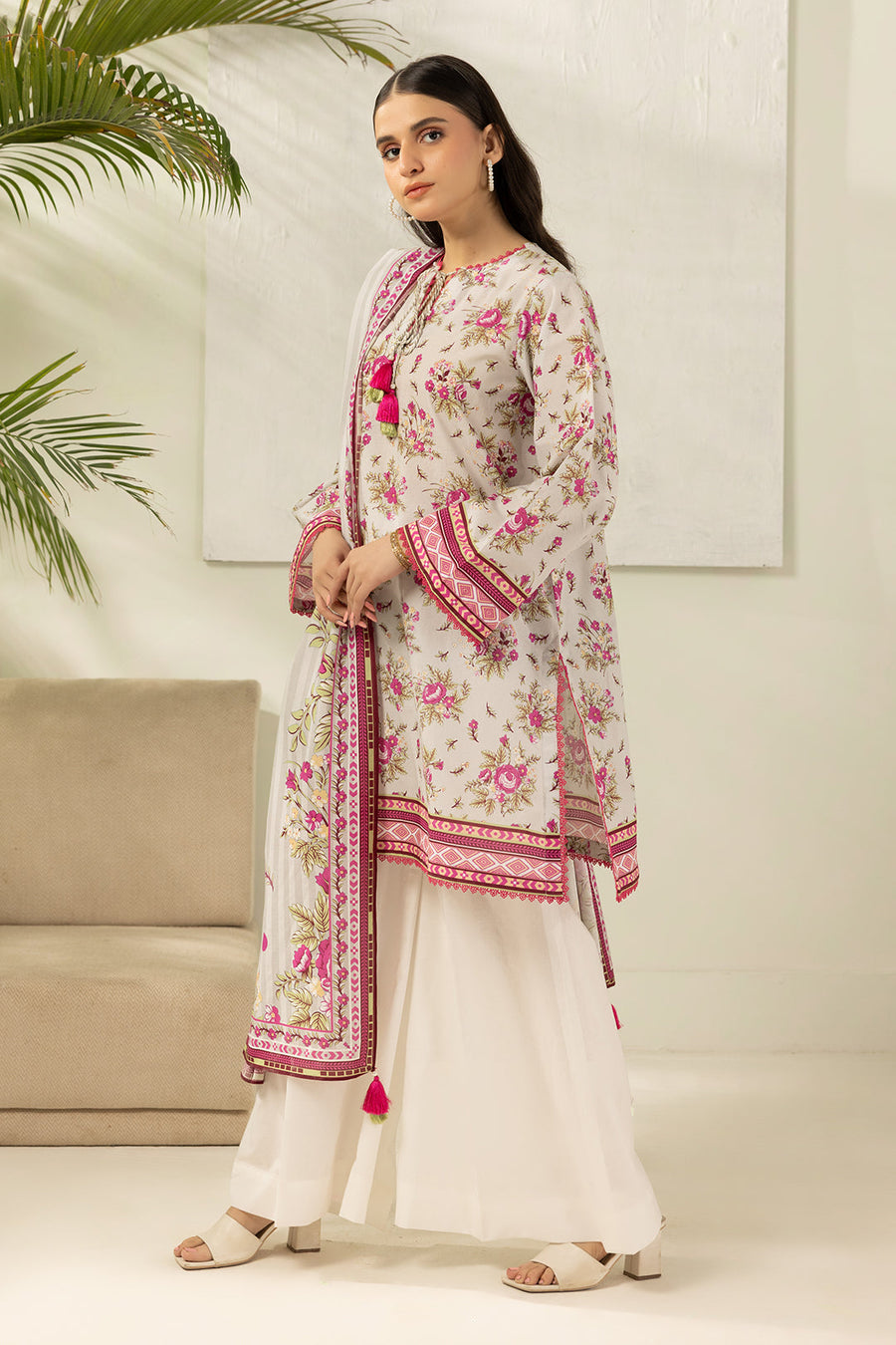 Zellbury Summer Printed Lawn Unstitched 3Pc Suit WUS26X30616