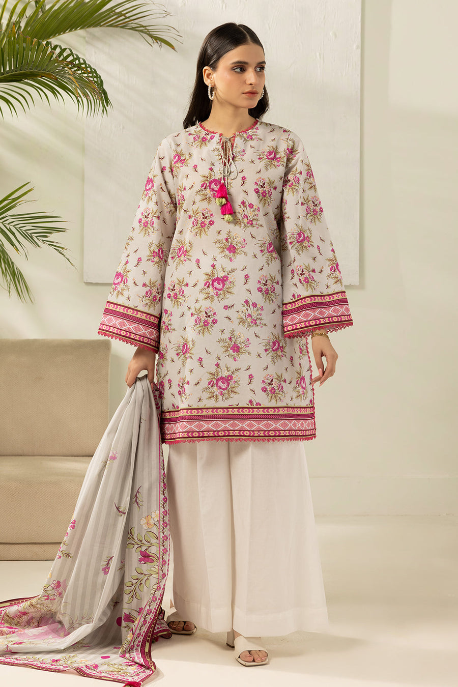 Zellbury Summer Printed Lawn Unstitched 3Pc Suit WUS26X30616