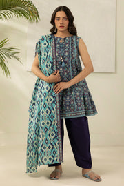 Zellbury Summer Printed Lawn Unstitched 3Pc Suit WUS26X30620