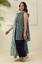 Zellbury Summer Printed Lawn Unstitched 3Pc Suit WUS26X30620