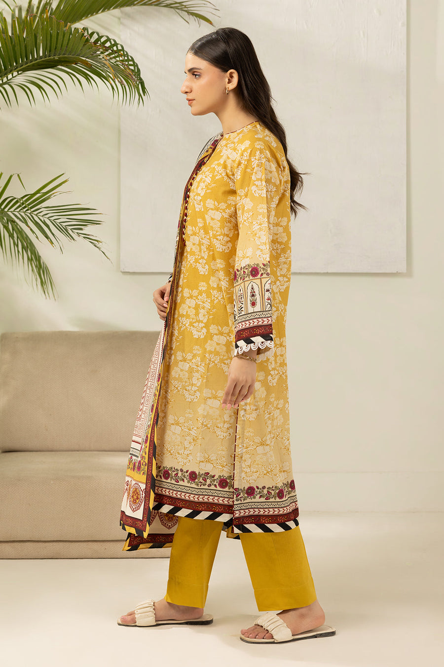 Zellbury Summer Printed Lawn Unstitched 3Pc Suit WUS26X30623