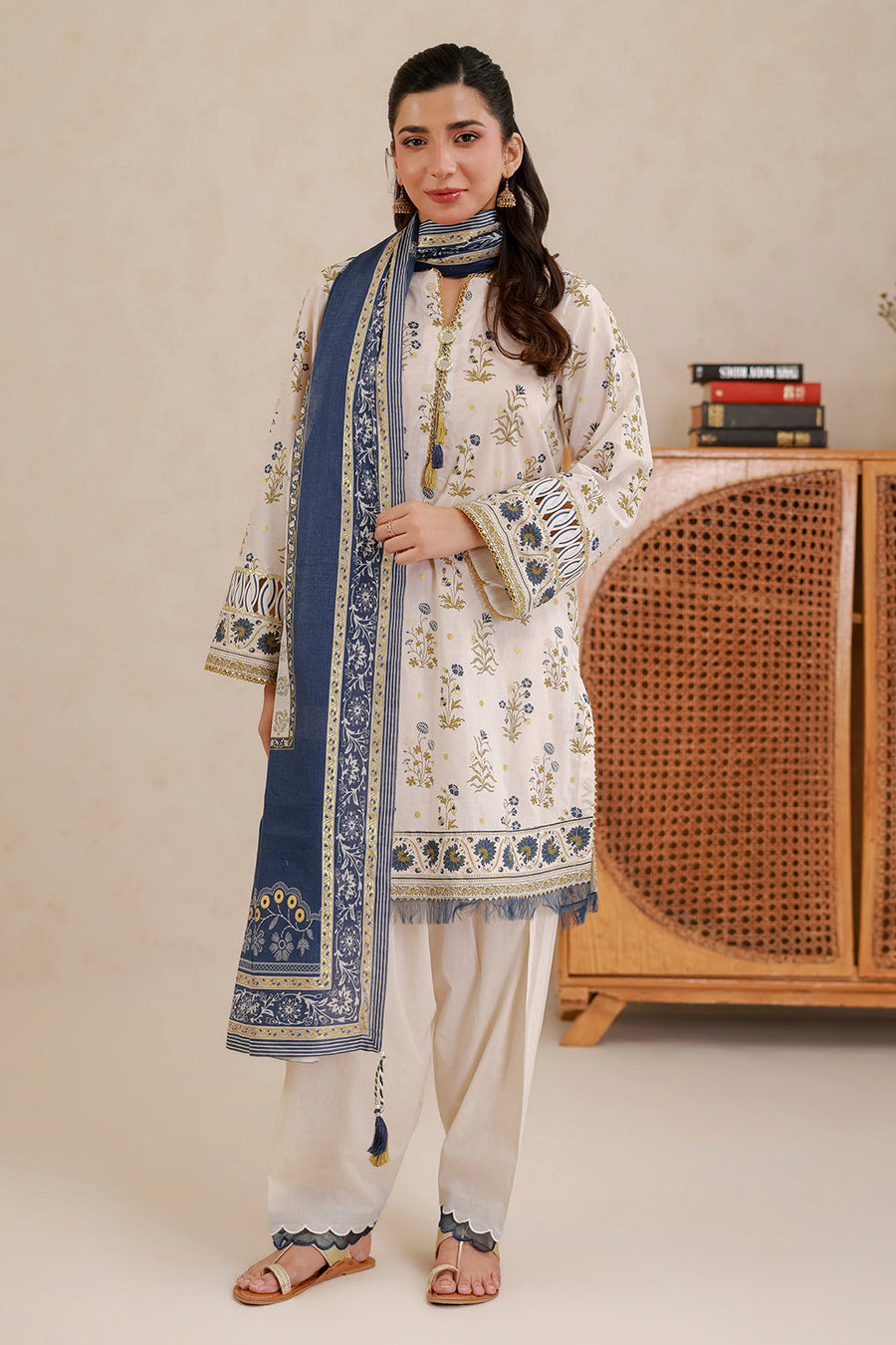 Zellbury Summer Printed Lawn Unstitched 3Pc Suit WUS26X30625