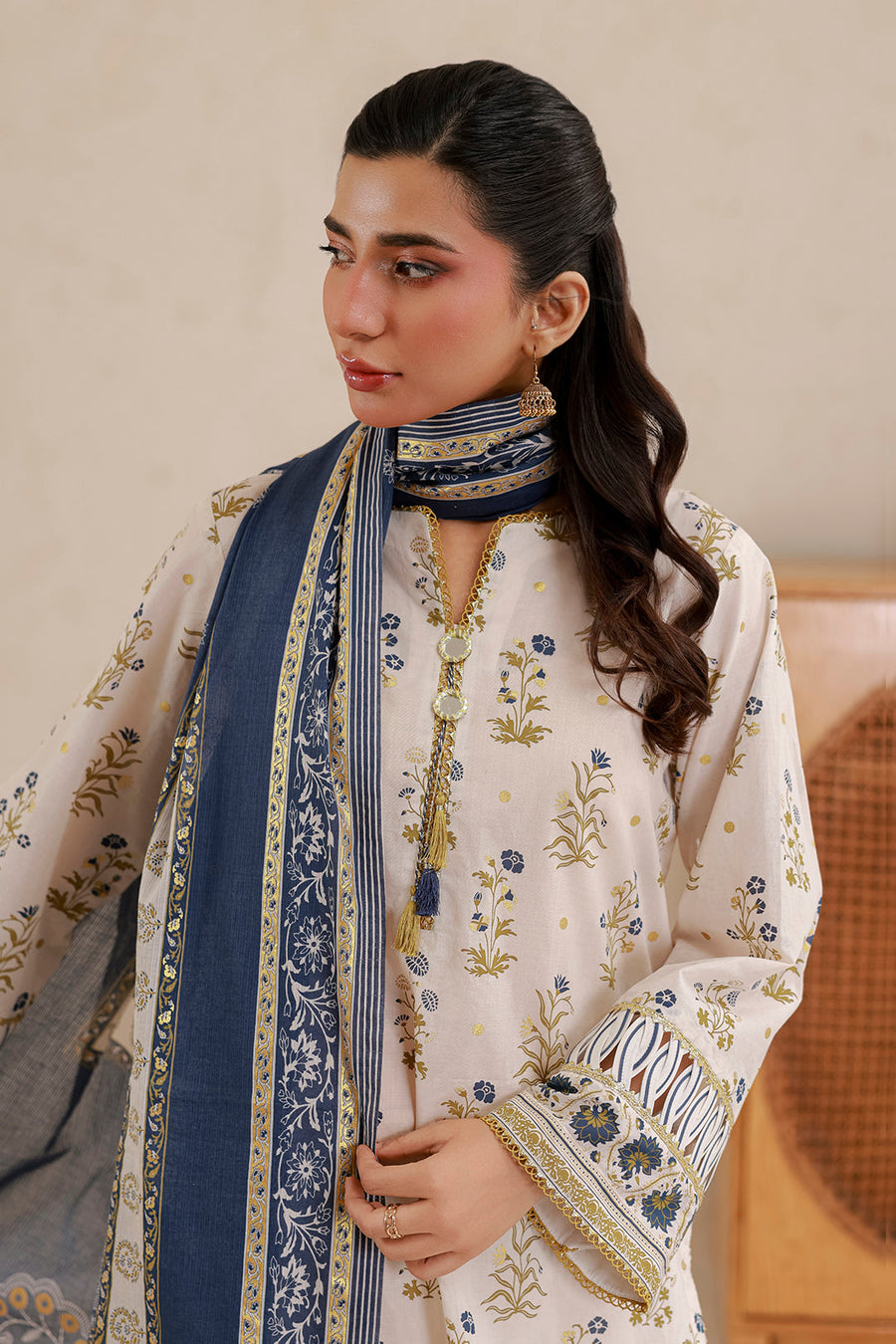 Zellbury Summer Printed Lawn Unstitched 3Pc Suit WUS26X30625