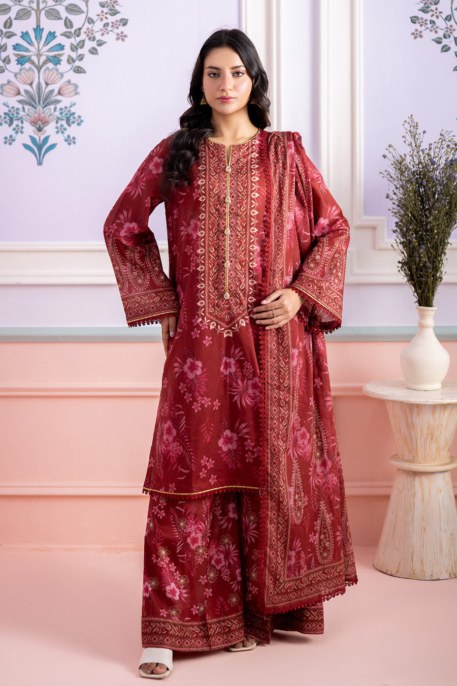 Zellbury Summer Printed Lawn Unstitched 3Pc Suit WUS26X30627