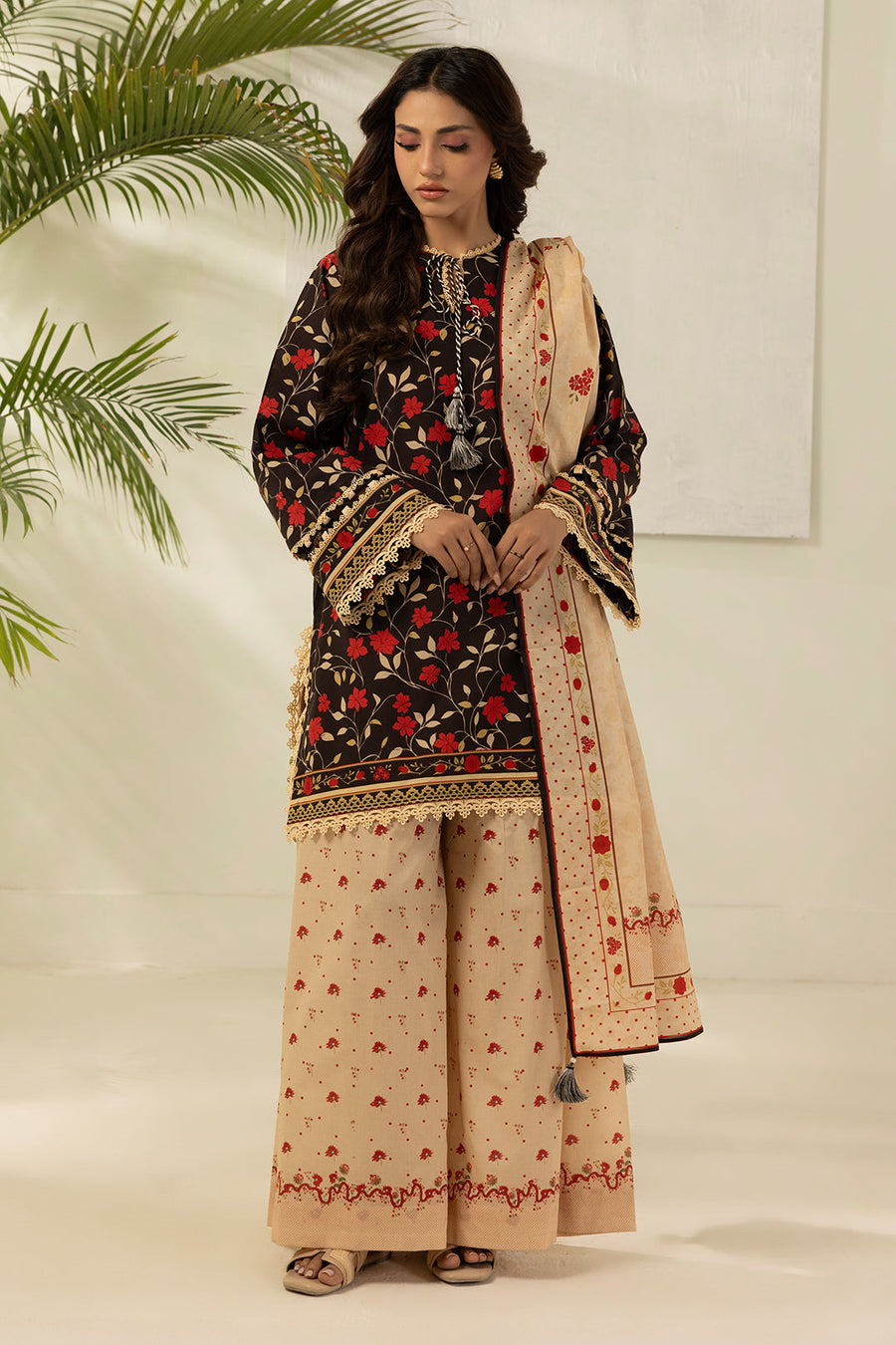 Zellbury Summer Printed Lawn Unstitched 3Pc Suit WUS26X30628