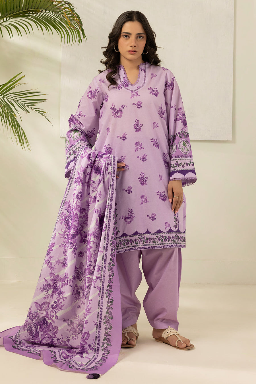 Zellbury Summer Printed Lawn Unstitched 3Pc Suit WUS26X30629