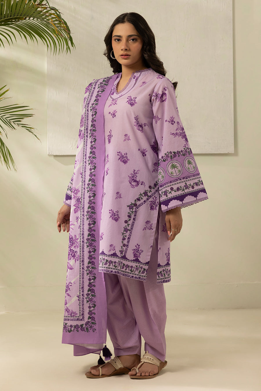 Zellbury Summer Printed Lawn Unstitched 3Pc Suit WUS26X30629