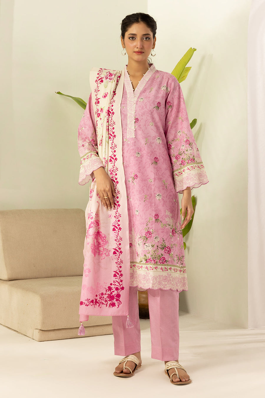 Zellbury Summer Printed Lawn Unstitched 3Pc Suit WUS26X30630
