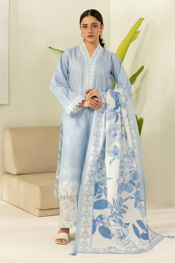 Zellbury Summer Printed Lawn Unstitched 3Pc Suit WUS26X30631