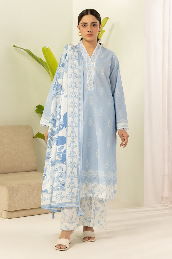 Zellbury Summer Printed Lawn Unstitched 3Pc Suit WUS26X30631
