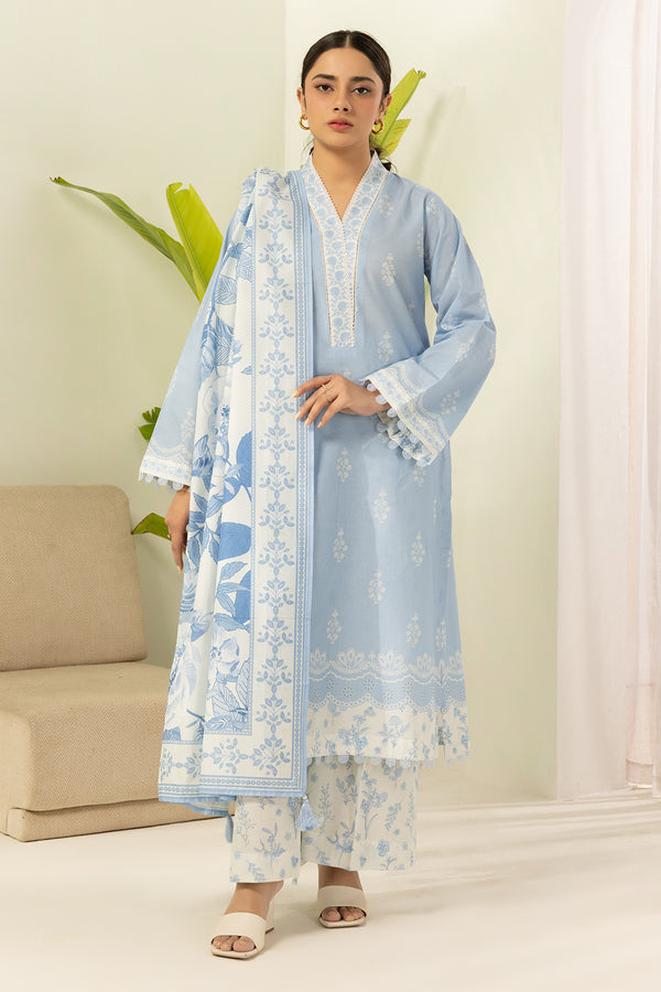 Zellbury Summer Printed Lawn Unstitched 3Pc Suit WUS26X30631