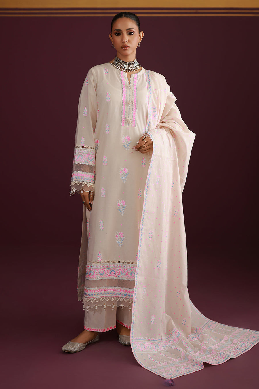 Zellbury Summer Printed Lawn Unstitched 3Pc Suit WUS26X30634