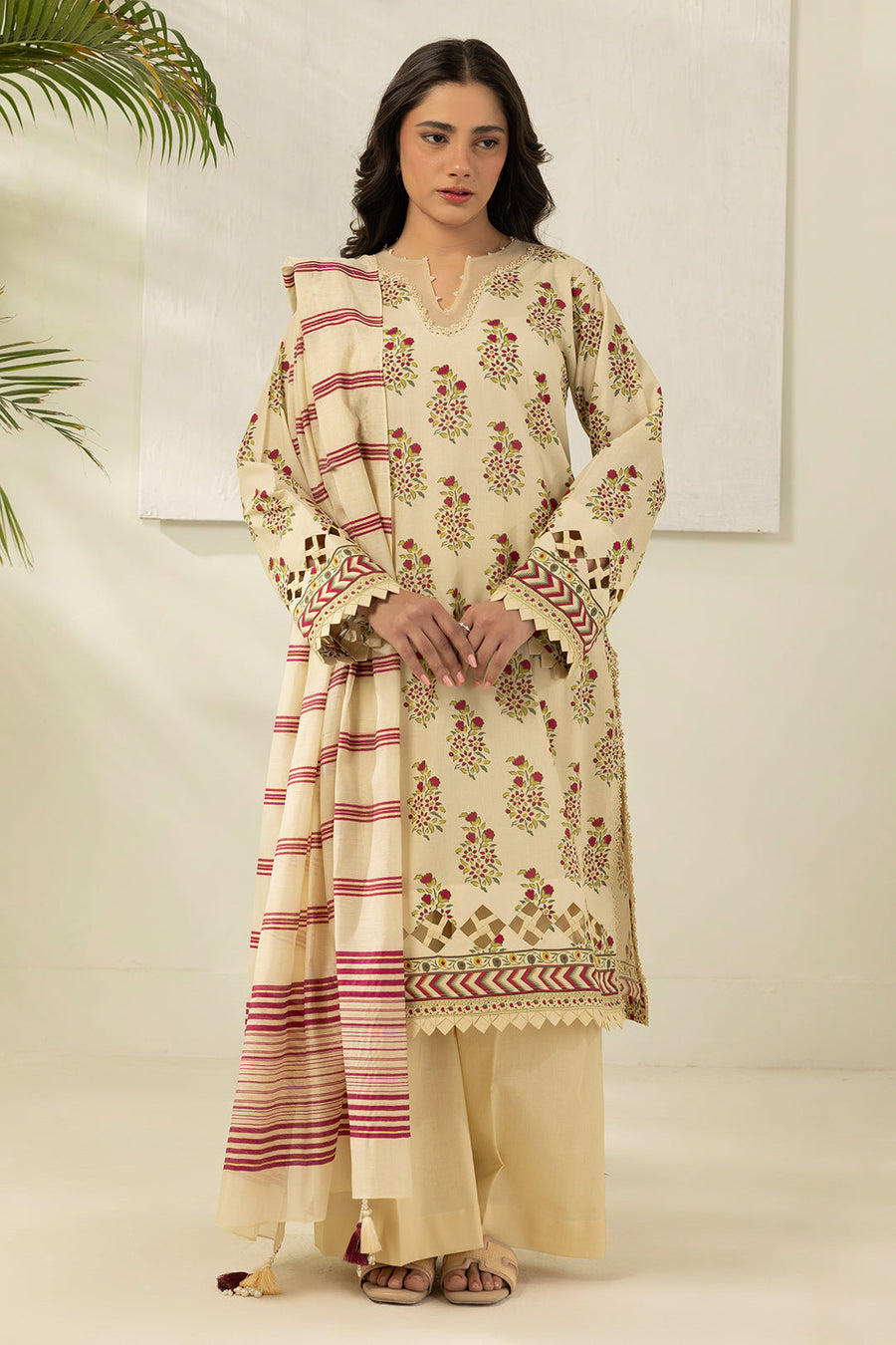 Zellbury Summer Printed Lawn Unstitched 3Pc Suit WUS26X30636