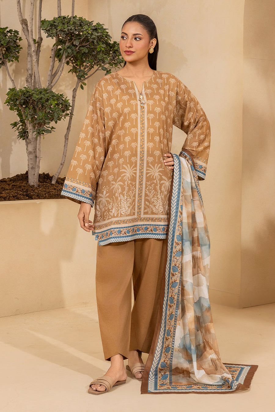 Zellbury Summer Printed Lawn Unstitched 3Pc Suit WUS26X30675