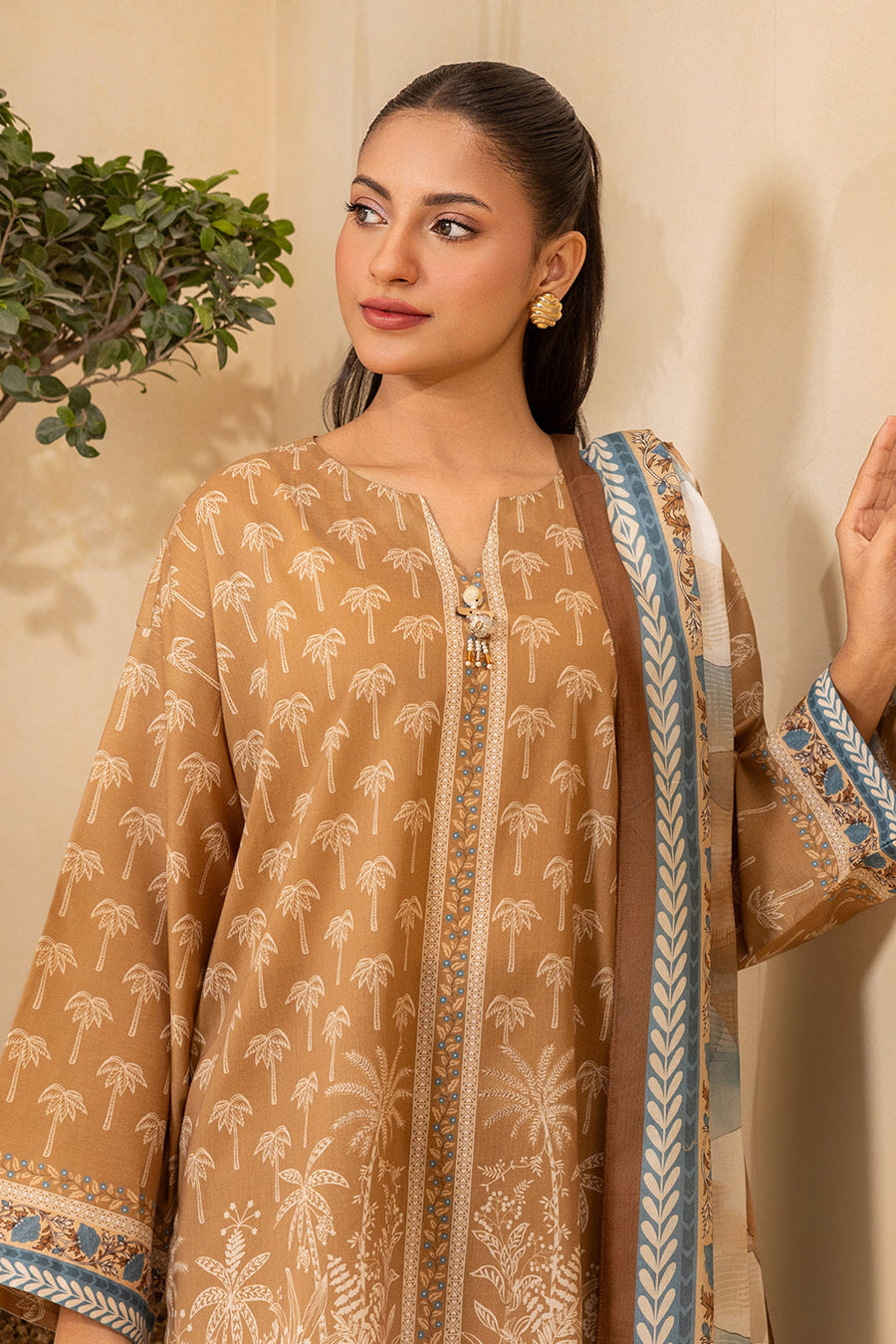 Zellbury Summer Printed Lawn Unstitched 3Pc Suit WUS26X30675
