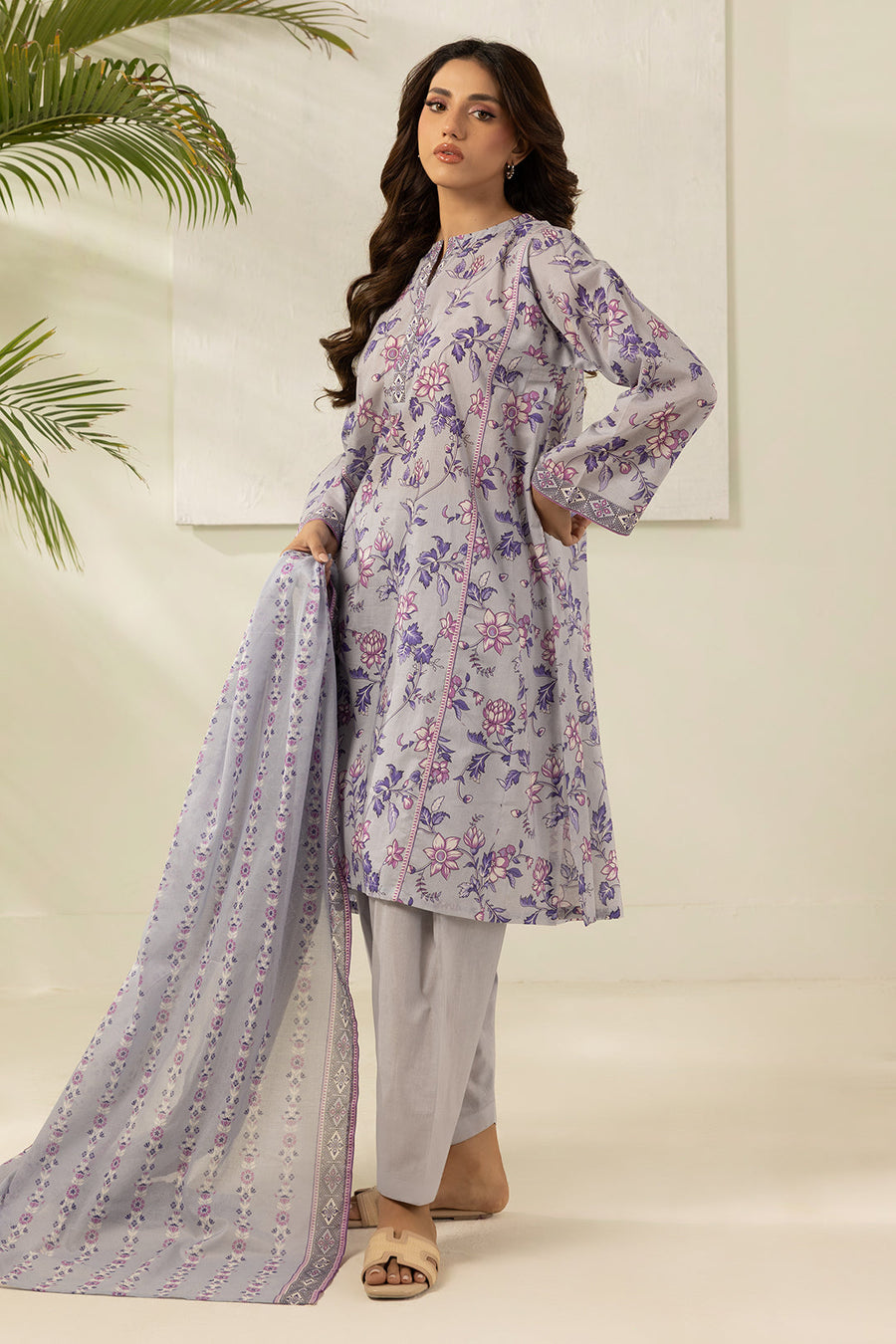 Zellbury Summer Printed Lawn Unstitched 3Pc Suit WUS26X30676