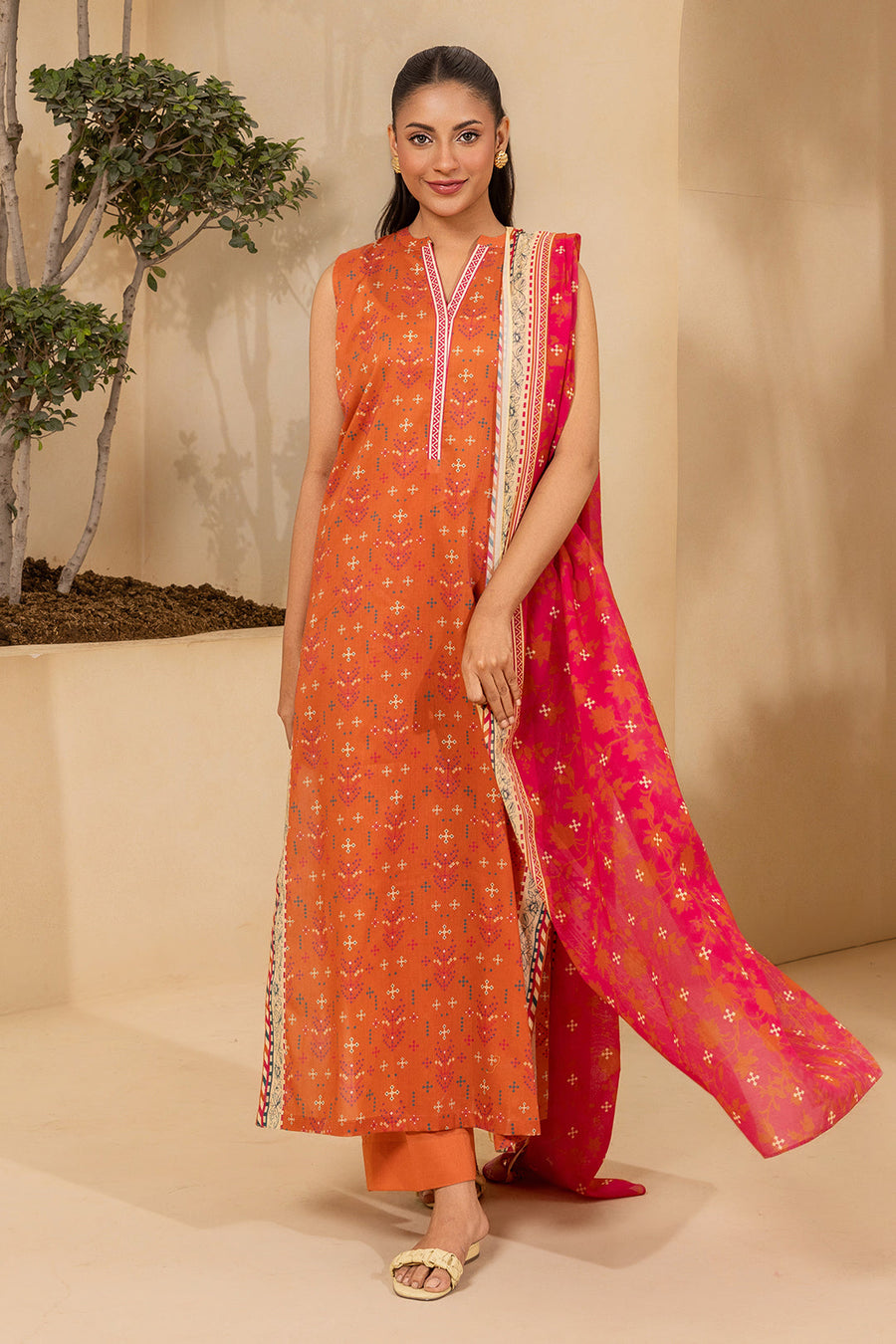 Zellbury Summer Printed Lawn Unstitched 3Pc Suit WUS26X30677