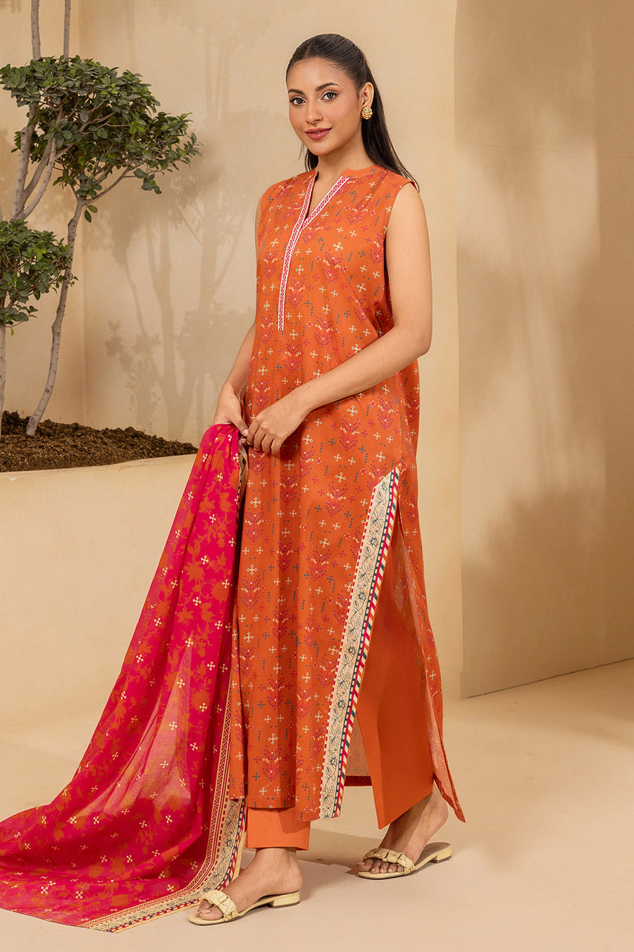 Zellbury Summer Printed Lawn Unstitched 3Pc Suit WUS26X30677