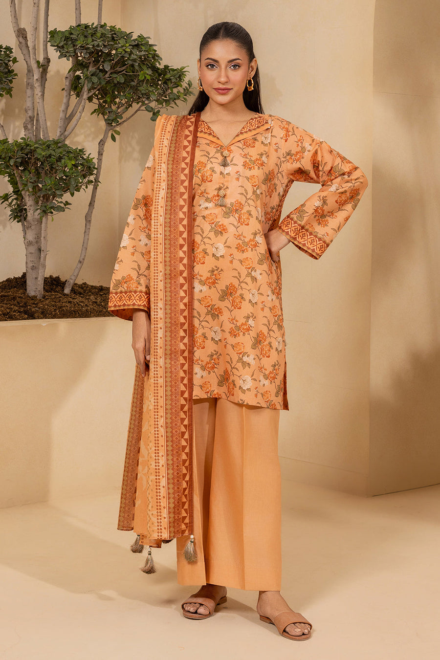 Zellbury Summer Printed Lawn Unstitched 3Pc Suit WUS26X30678