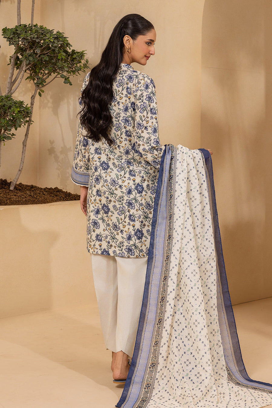 Zellbury Summer Printed Lawn Unstitched 3Pc Suit WUS26X30679