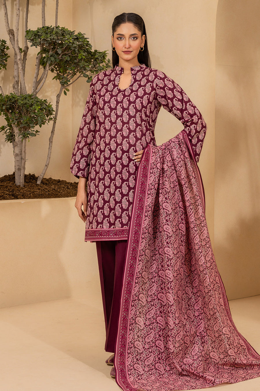 Zellbury Summer Printed Lawn Unstitched 3Pc Suit WUS26X30681