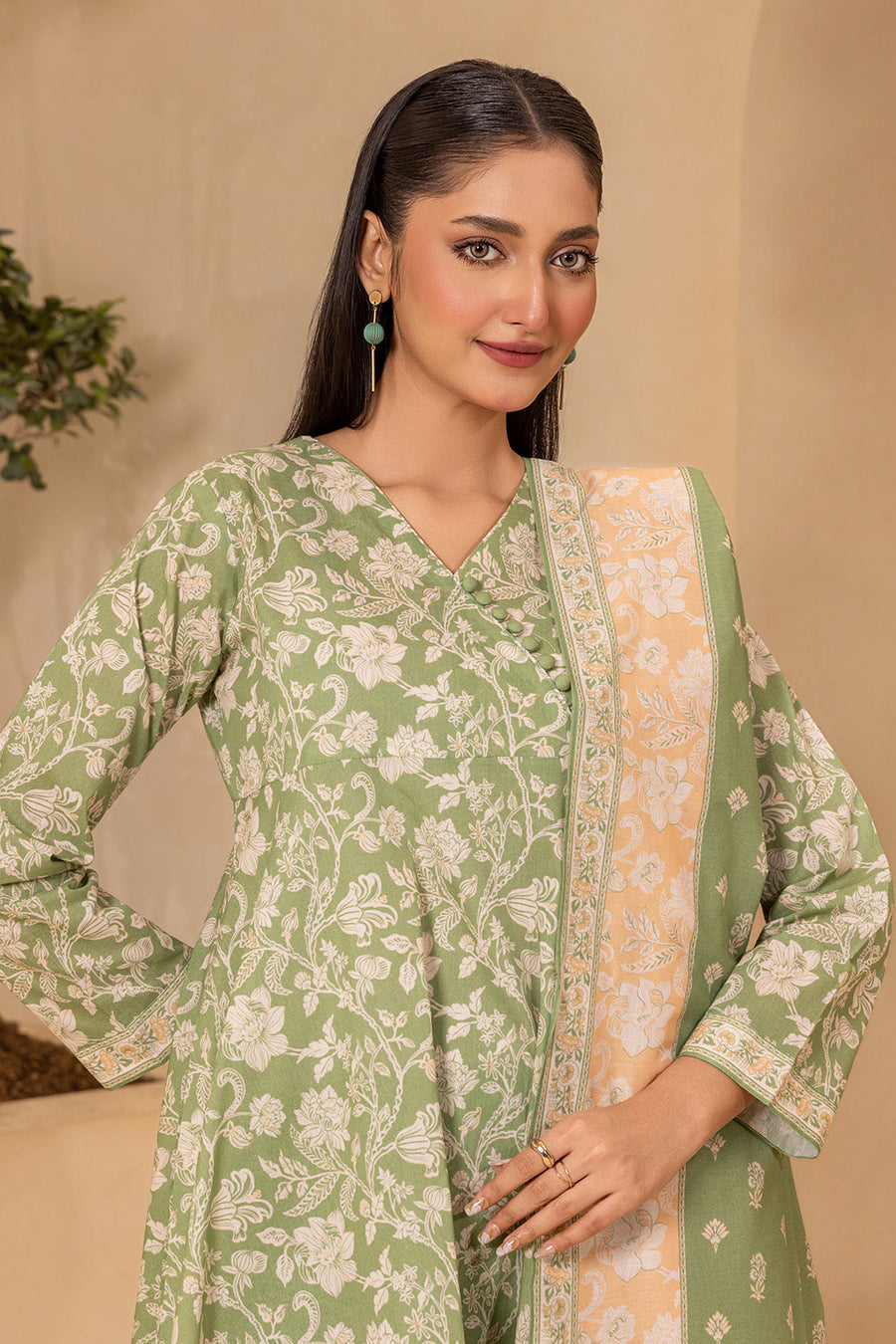 Zellbury Summer Printed Lawn Unstitched 3Pc Suit WUS26X30683