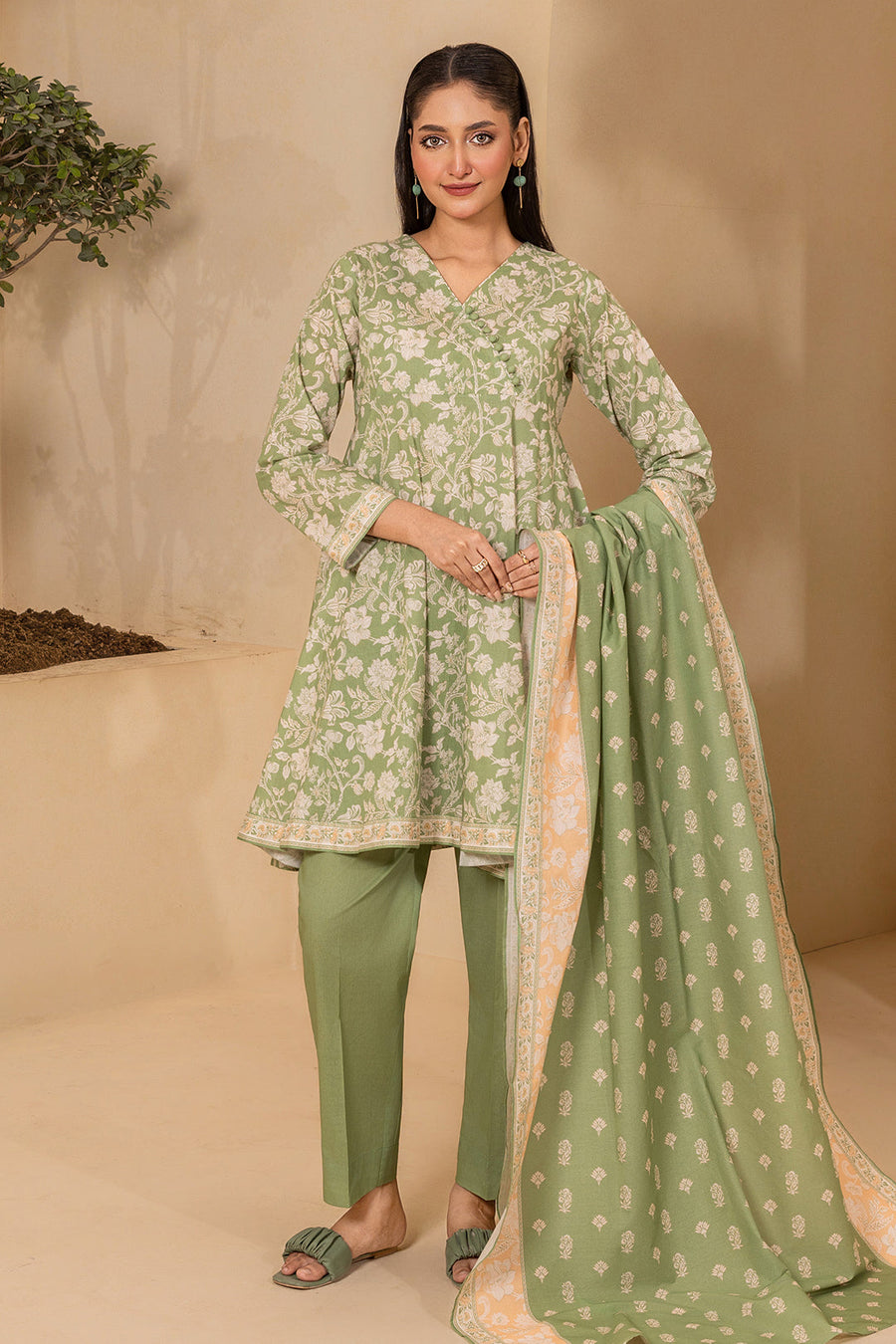Zellbury Summer Printed Lawn Unstitched 3Pc Suit WUS26X30683