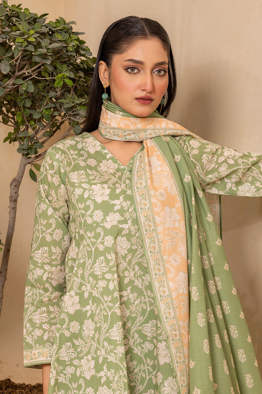 Zellbury Summer Printed Lawn Unstitched 3Pc Suit WUS26X30683