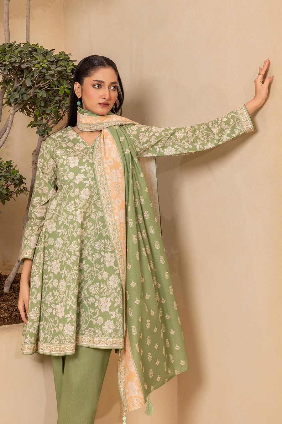 Zellbury Summer Printed Lawn Unstitched 3Pc Suit WUS26X30683