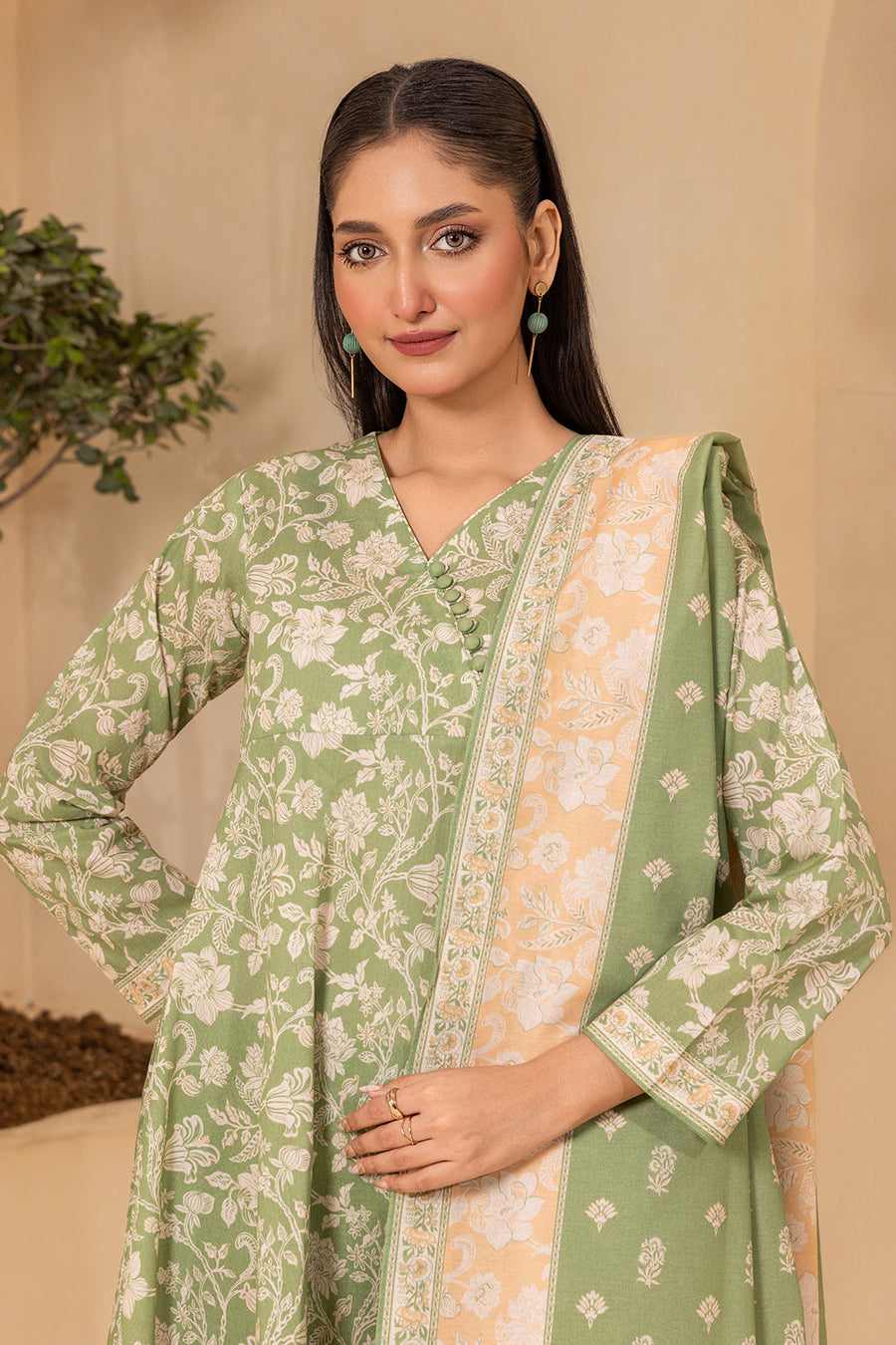 Zellbury Summer Printed Lawn Unstitched 3Pc Suit WUS26X30683