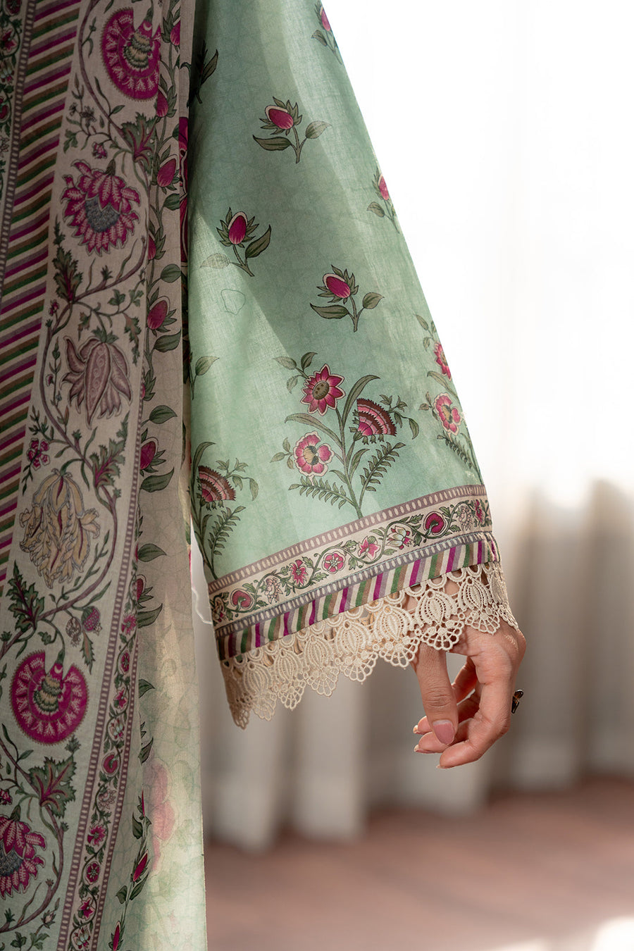 Zellbury Summer Printed Lawn Unstitched 3Pc Suit WUS26X30684