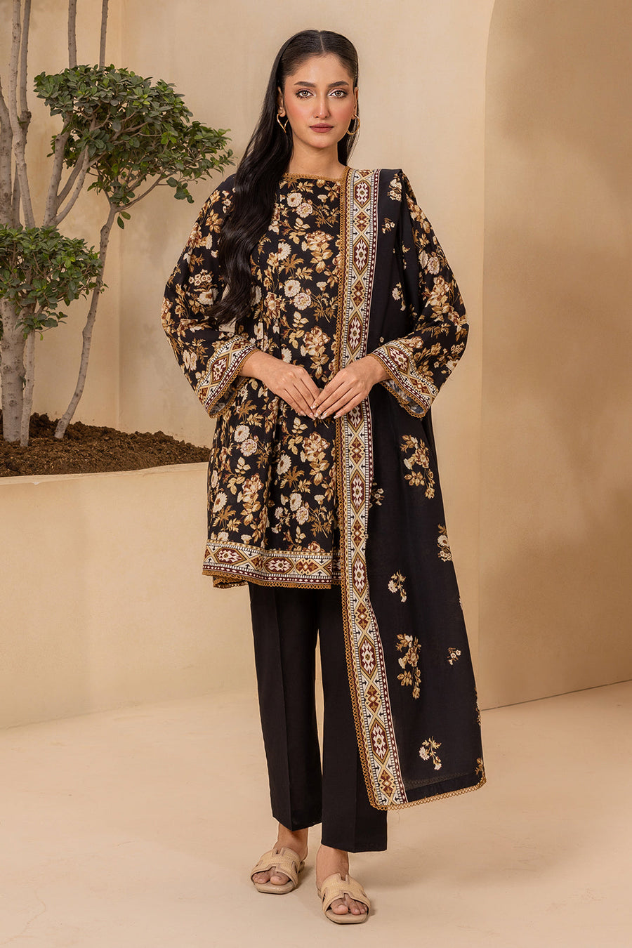Zellbury Summer Printed Lawn Unstitched 3Pc Suit WUS26X30685