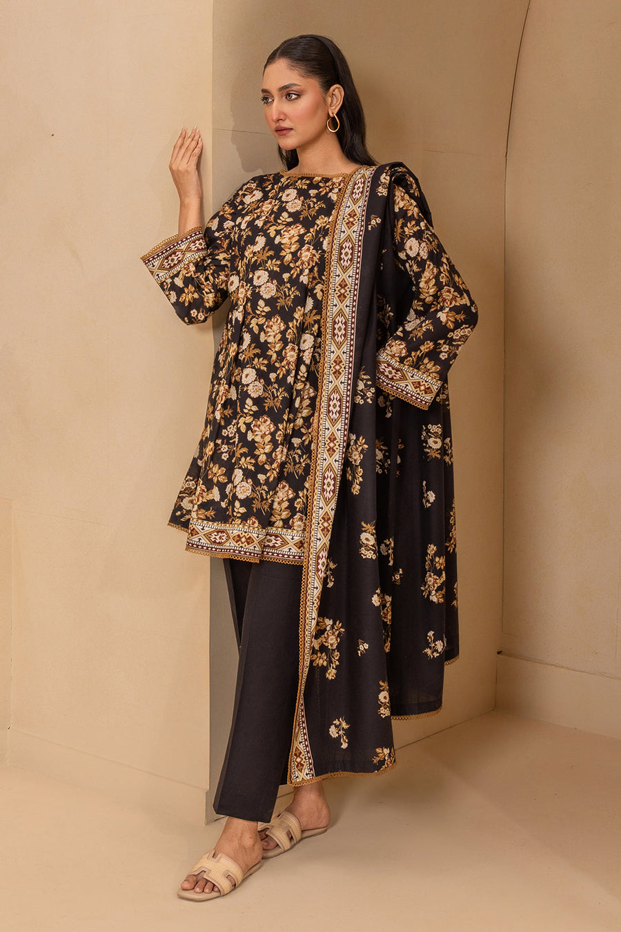 Zellbury Summer Printed Lawn Unstitched 3Pc Suit WUS26X30685