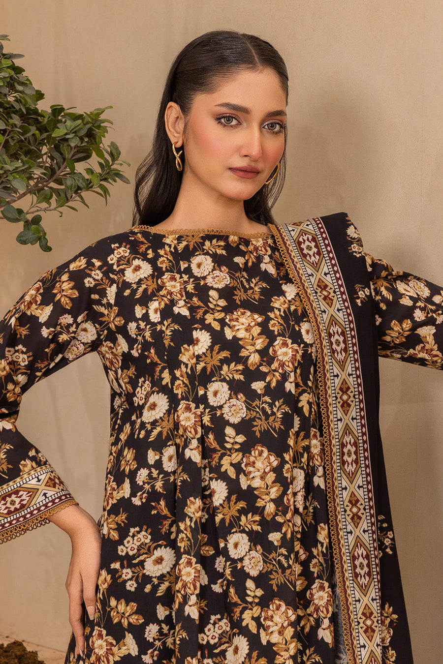 Zellbury Summer Printed Lawn Unstitched 3Pc Suit WUS26X30685