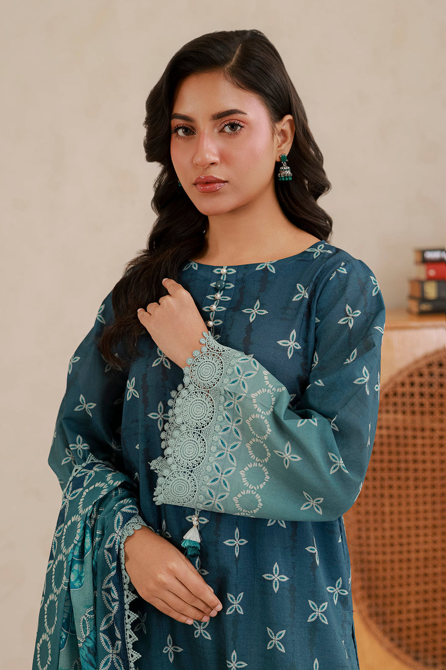 Zellbury Summer Printed Lawn Unstitched 3Pc Suit WUS26X30686