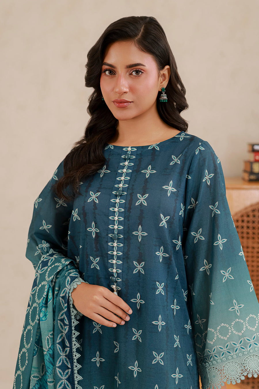 Zellbury Summer Printed Lawn Unstitched 3Pc Suit WUS26X30686