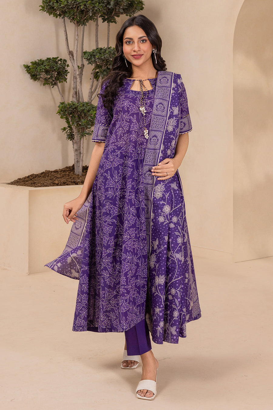 Zellbury Summer Printed Lawn Unstitched 3Pc Suit WUS26X30687