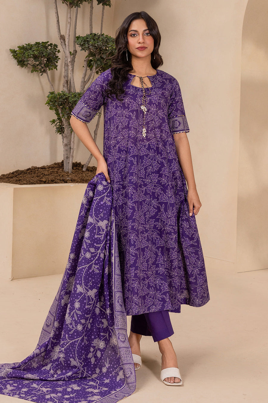 Zellbury Summer Printed Lawn Unstitched 3Pc Suit WUS26X30687