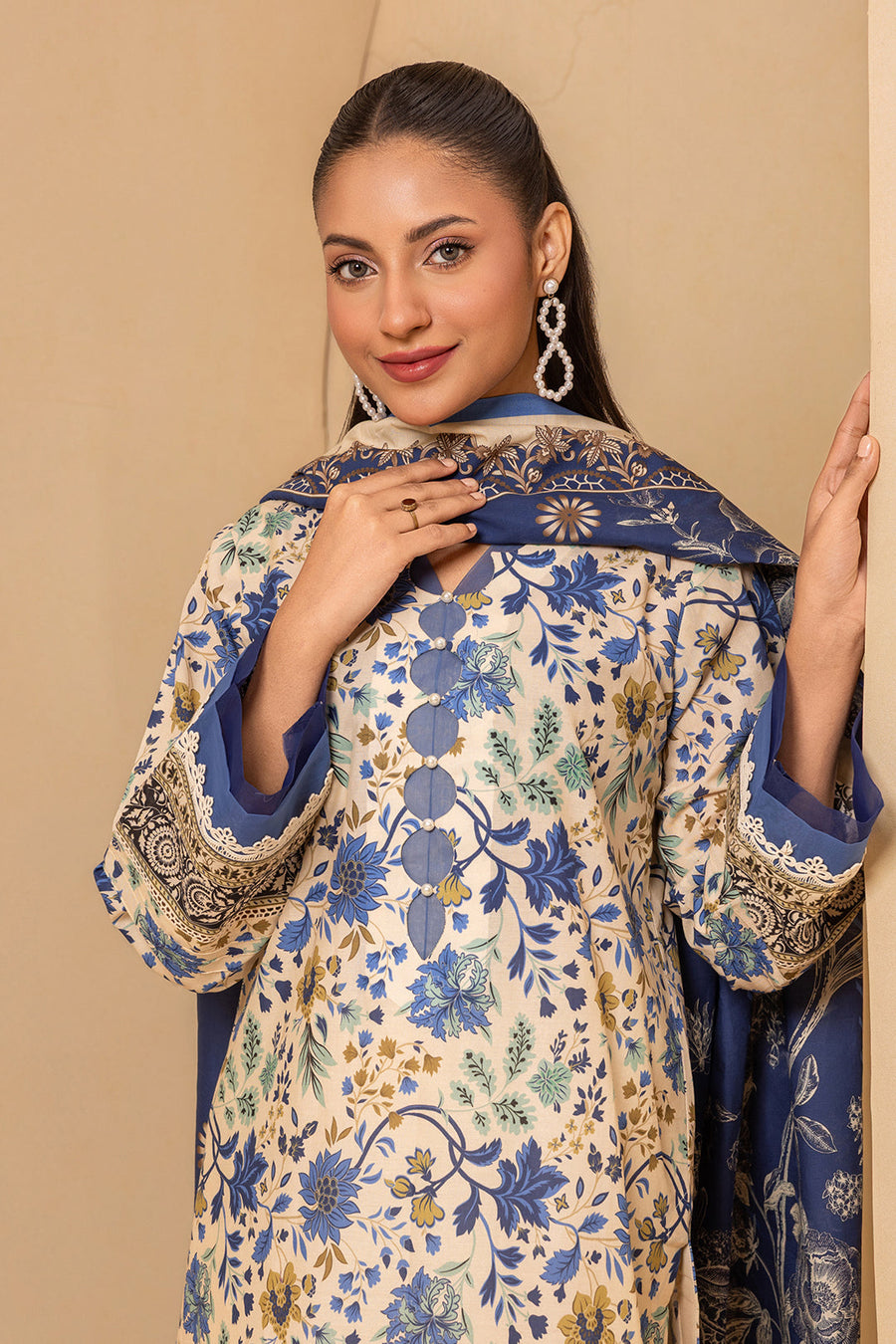 Zellbury Summer Printed Lawn Unstitched 3Pc Suit WUS26X30691