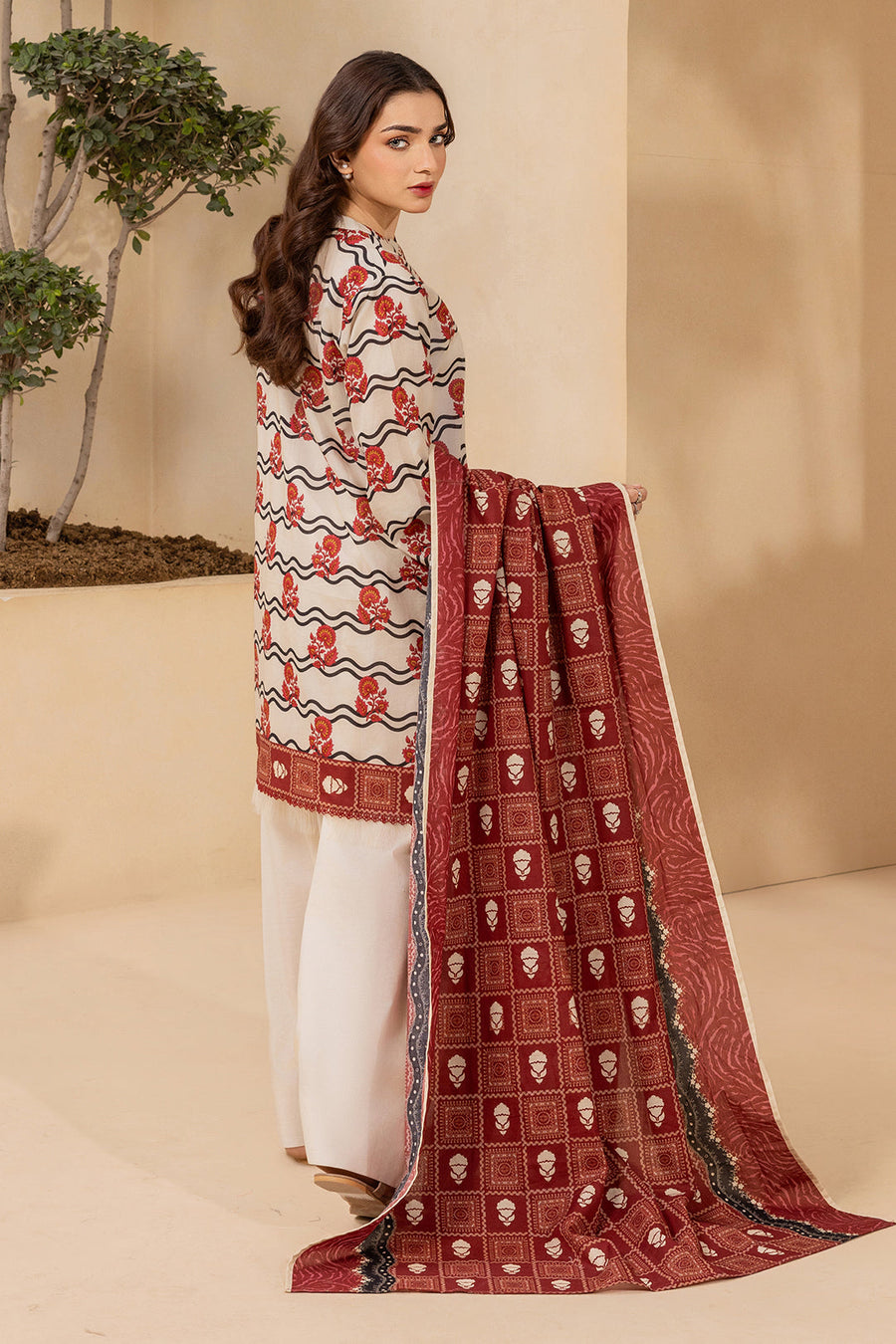 Zellbury Summer Printed Lawn Unstitched 3Pc Suit WUS26X30693
