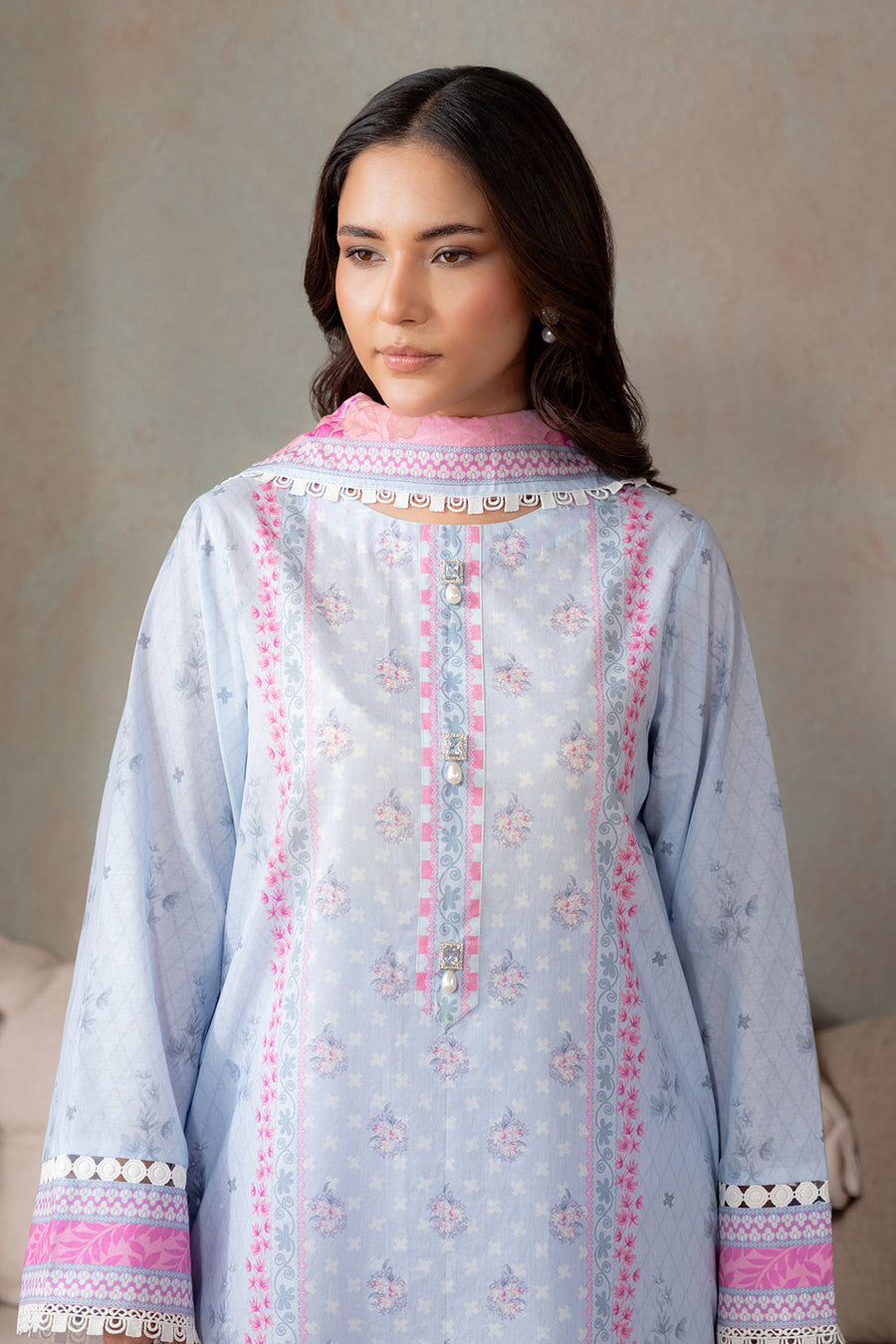 Zellbury Summer Printed Lawn Unstitched 3Pc Suit WUS26X30694