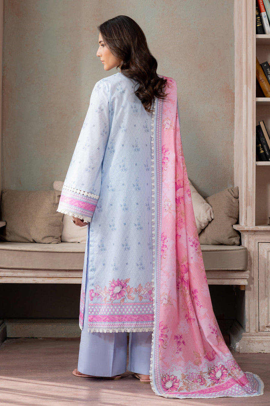 Zellbury Summer Printed Lawn Unstitched 3Pc Suit WUS26X30694