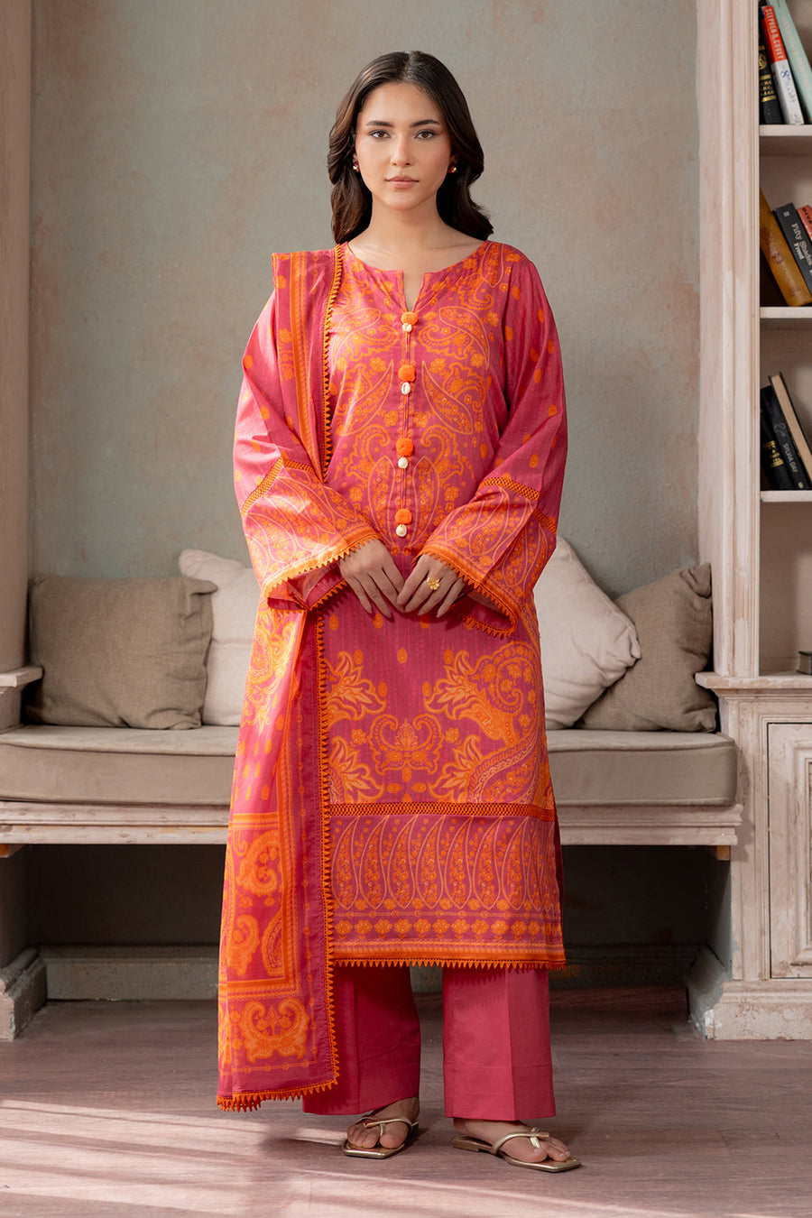 Zellbury Summer Printed Lawn Unstitched 3Pc Suit WUS26X30697