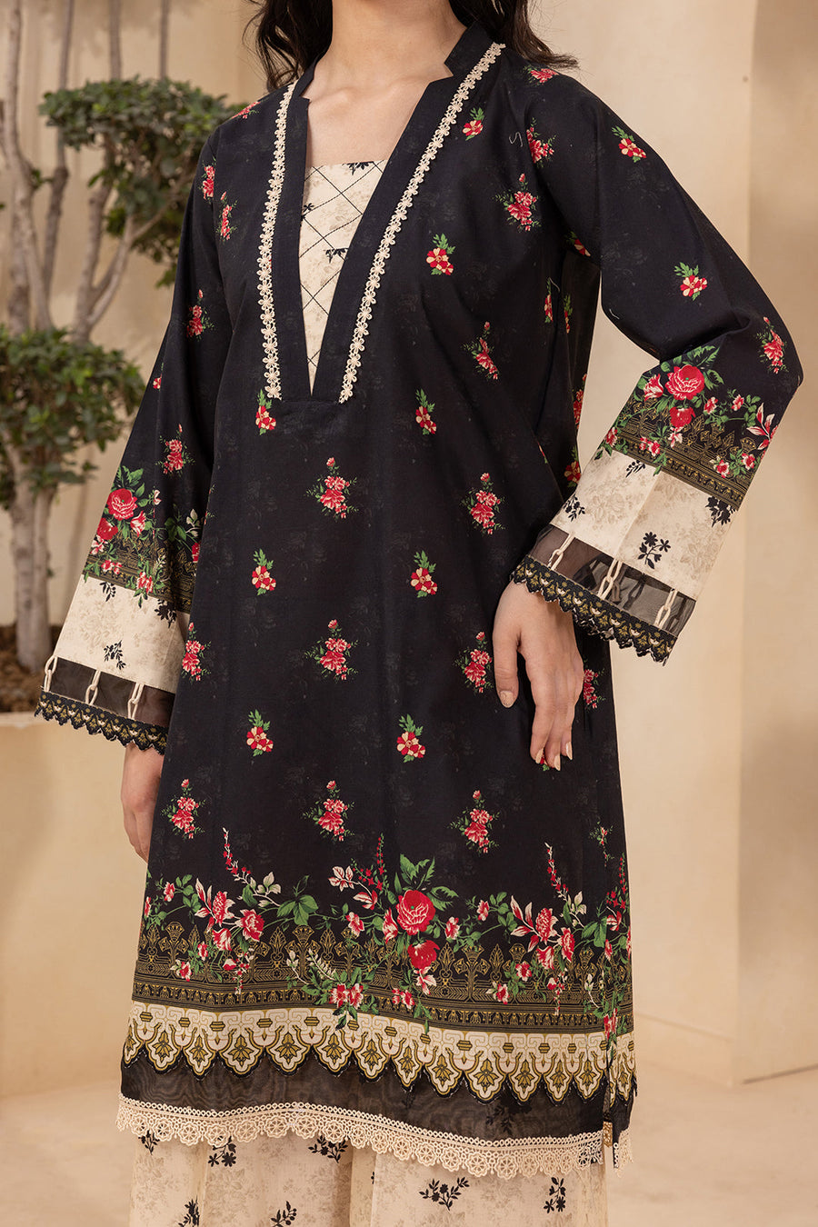Zellbury Summer Printed Lawn Unstitched 3Pc Suit WUS26X30698