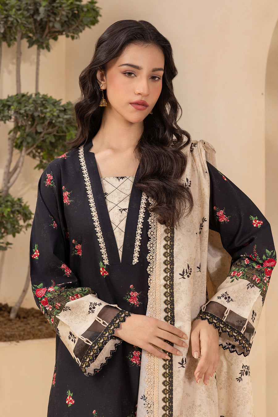 Zellbury Summer Printed Lawn Unstitched 3Pc Suit WUS26X30698