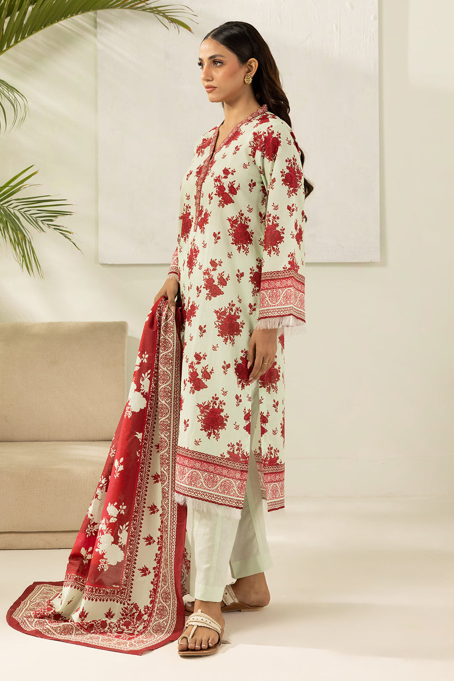 Zellbury Summer Printed Lawn Unstitched 3Pc Suit WUS26X30699