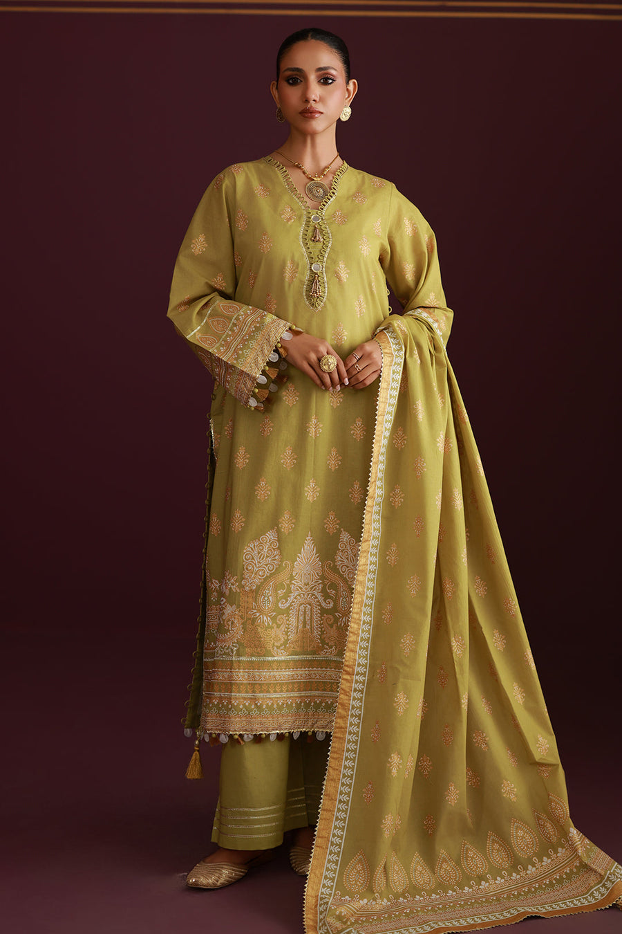 Zellbury Summer Printed Lawn Unstitched 3Pc Suit WUS26X30702