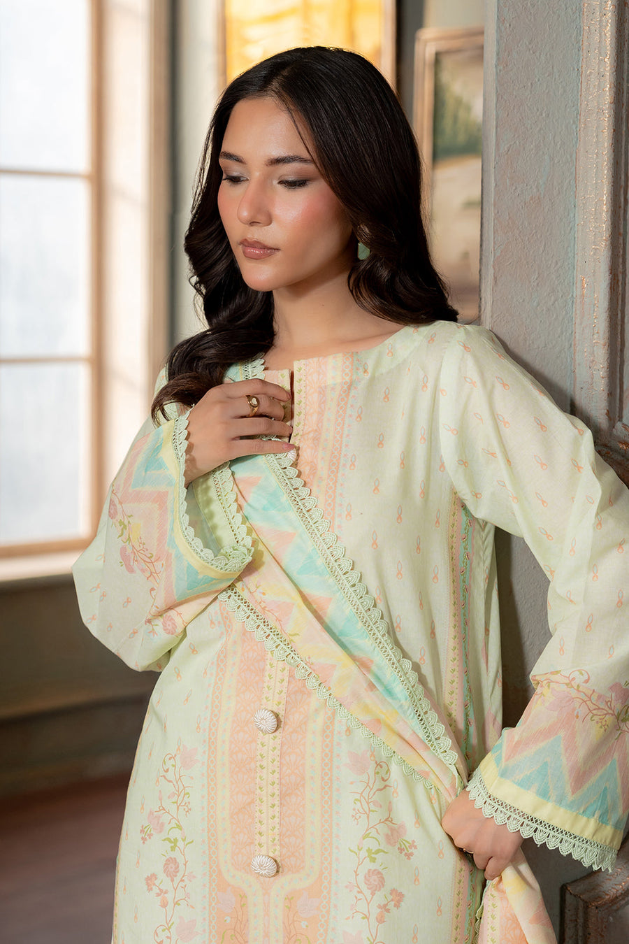 Zellbury Summer Printed Lawn Unstitched 3Pc Suit WUS26X30746