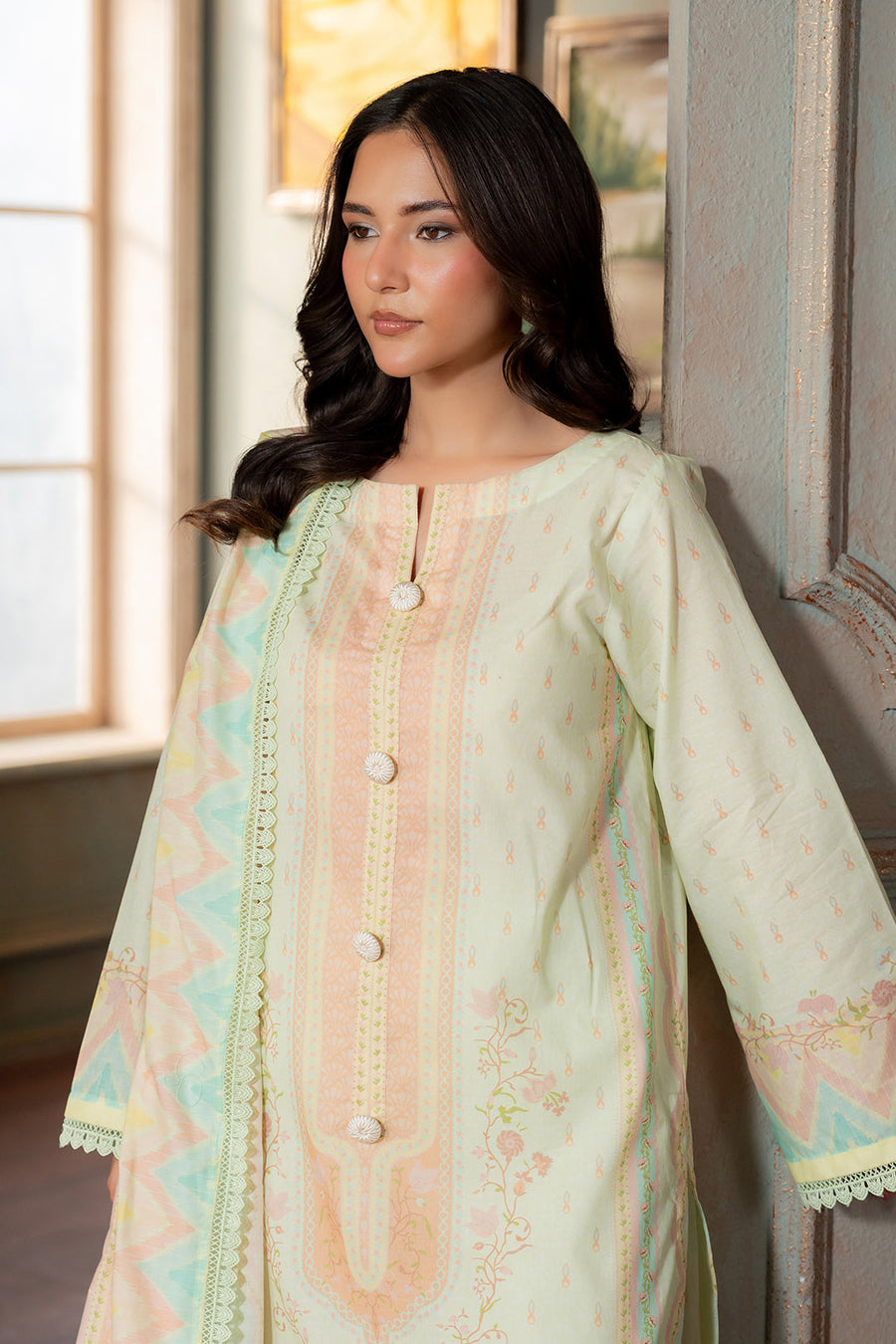 Zellbury Summer Printed Lawn Unstitched 3Pc Suit WUS26X30746